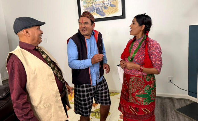 धुर्मुस–सुन्तालीको ‘म तर्चु कि क्या हो’ शृंखला ‘म तर्चु कि क्या हो’ शृंखलाको दृश्यमा धुर्मुस–सुन्तली र कलाकार