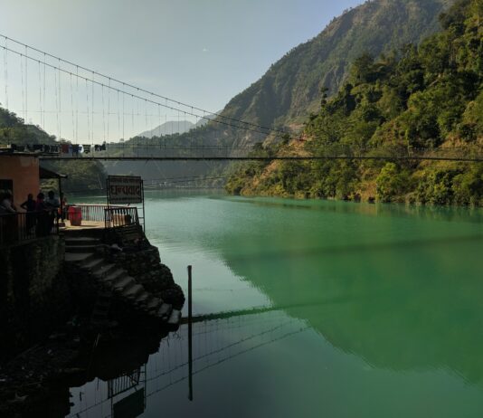 नेपालको कालिगण्डकी जलविद्युत् आयोजनाको बाँध तथा जलाशय