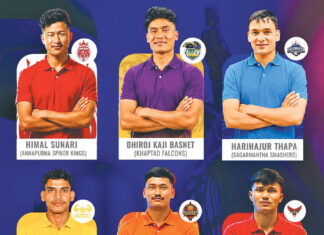 अन्नपूर्ण स्पाइकर किङ्सले जित्यो पहिलो नेपाल भलिबल लिगको उपाधि नेपाल भलिबल लिगको अन्नपूर्ण स्पाइकर किङ्स टोली
