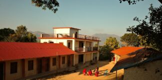 नेपालको ग्रामीण क्षेत्रमा रहेको विद्यालय
